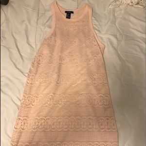 Forever 21 pink lace body-con size S